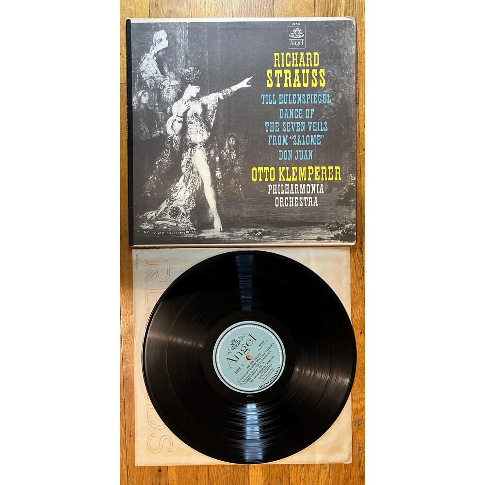 Vintage Richard Strauss LP Till Eulenspiegel & Salome Otto Klemperer Vinyl